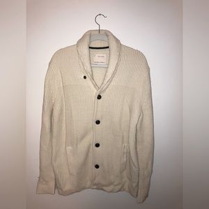 Banana Republic White Cardigan